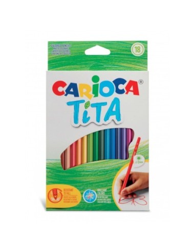 Crayons de couleur Tita 18 pièces