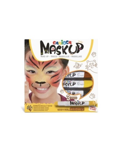 Stick maquillage Mask Up Animals 3 pièces