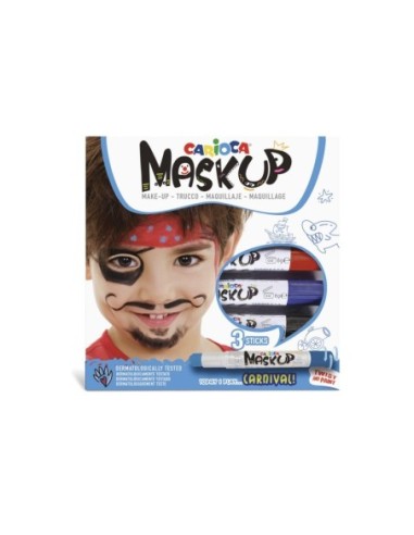 Stick maquillage Mask Up Carnival 3 pièces