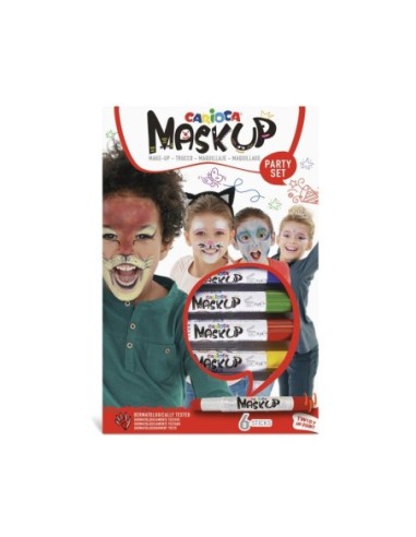 Stick maquillage Mask Up Party 6 pièces