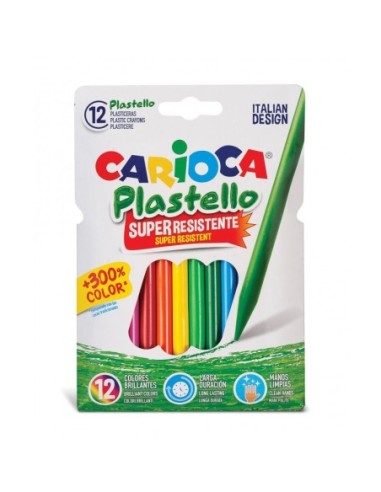 Crayons Plastello 12 pièces