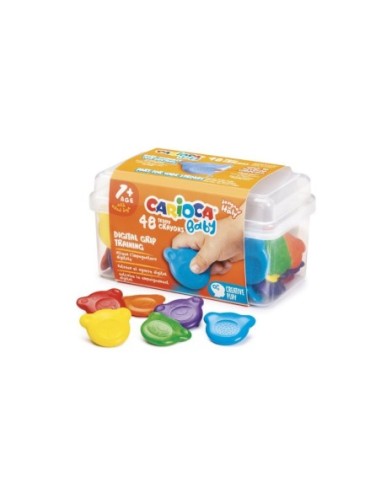 Crayons Oursons Baby dés 1an 48 pièces