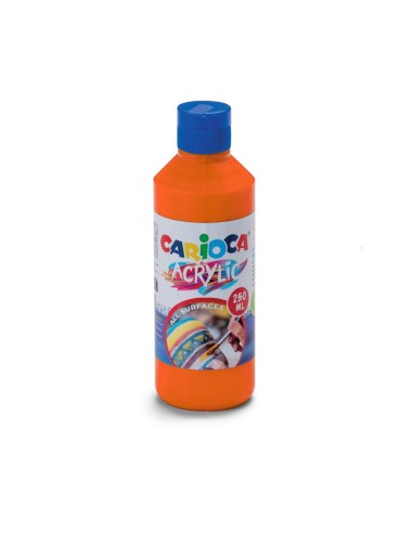 Gouache Acrylique 250 ml . Orange