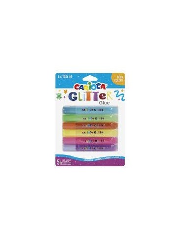 Colle Glitter Néon blister 6x10,5ml