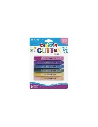 Colle Glitter Pearly Blister 6x10,5ml